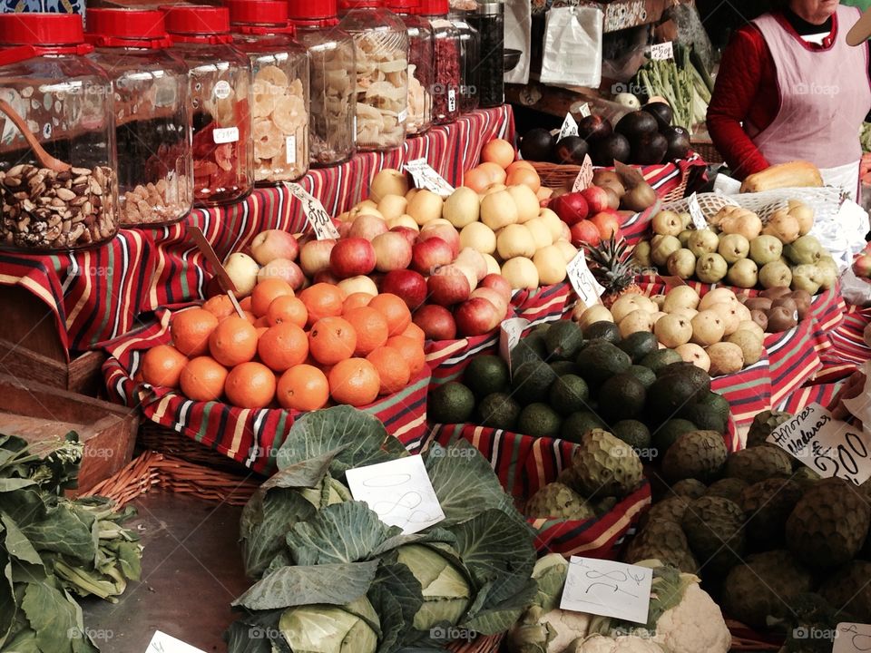 Vegetables for sale at market