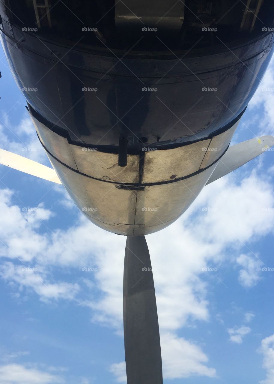 Aircraft propeller of a 1948 Fairchild C-82A