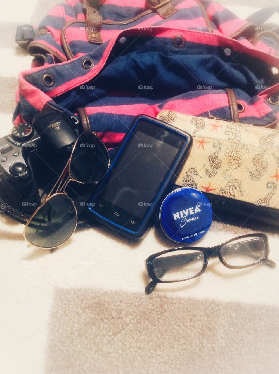 what's in your bag , Nivea, ready for action 