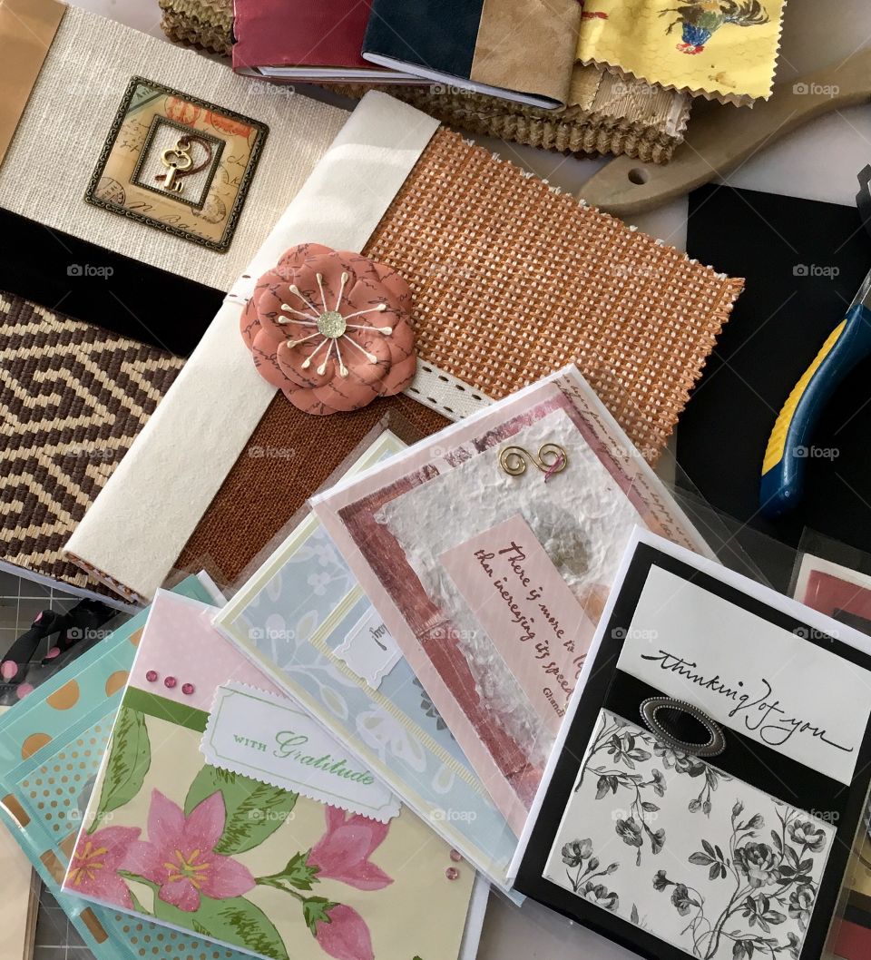 Homemade Greeting Cards and Journals 