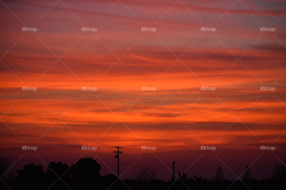 Sunset, No Person, Dawn, Sun, Evening