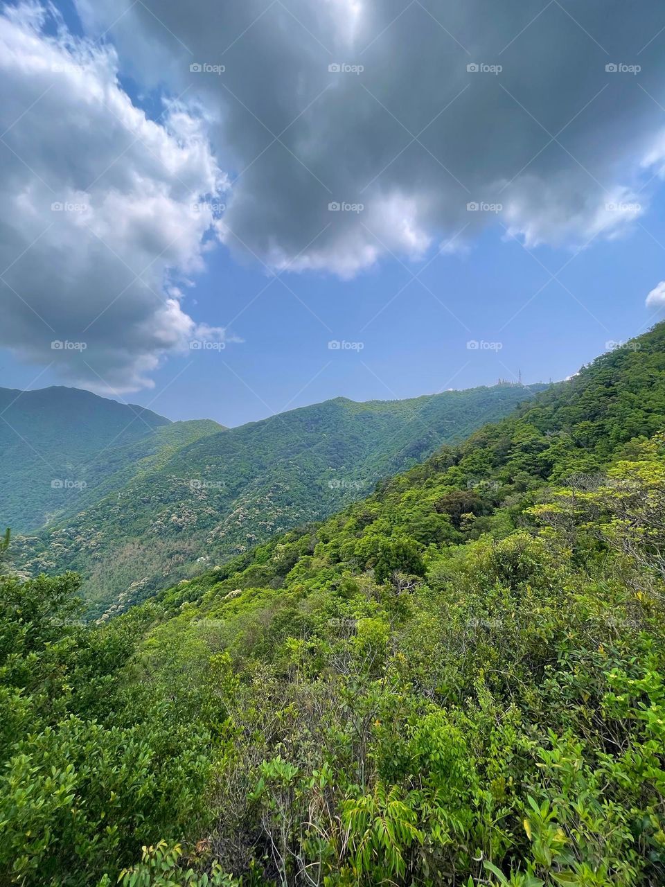 blue sky and white clouds