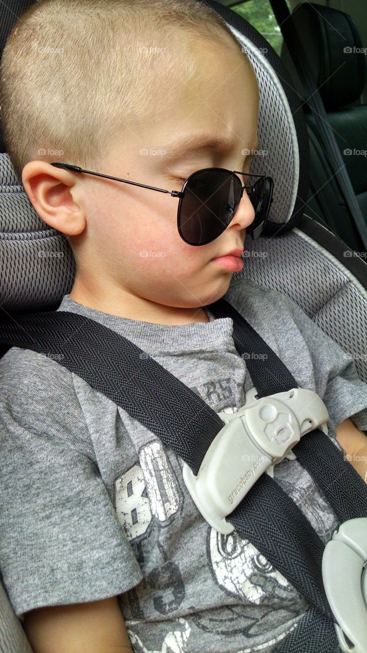 Cool guy car nap