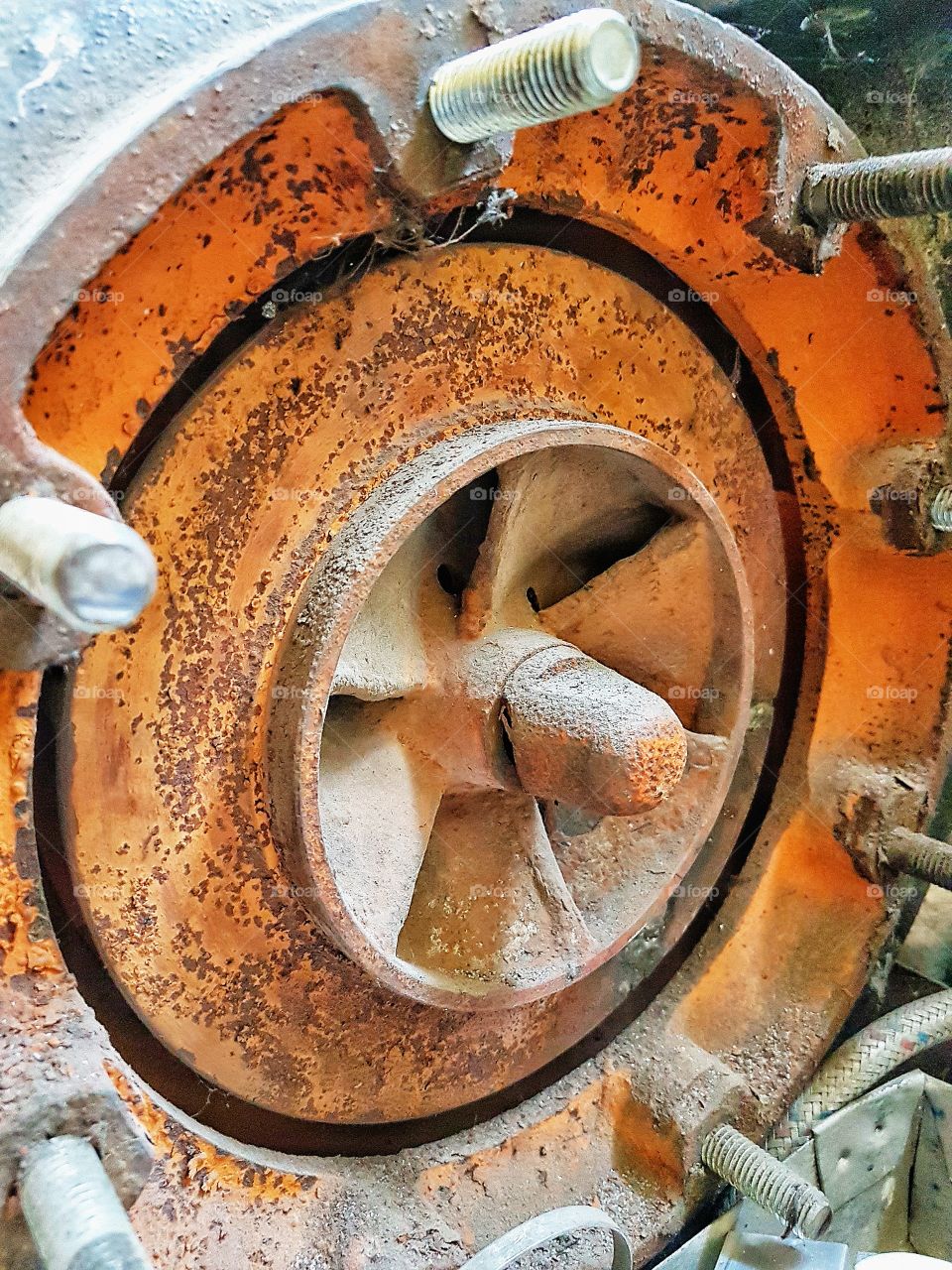 Rusted water pump