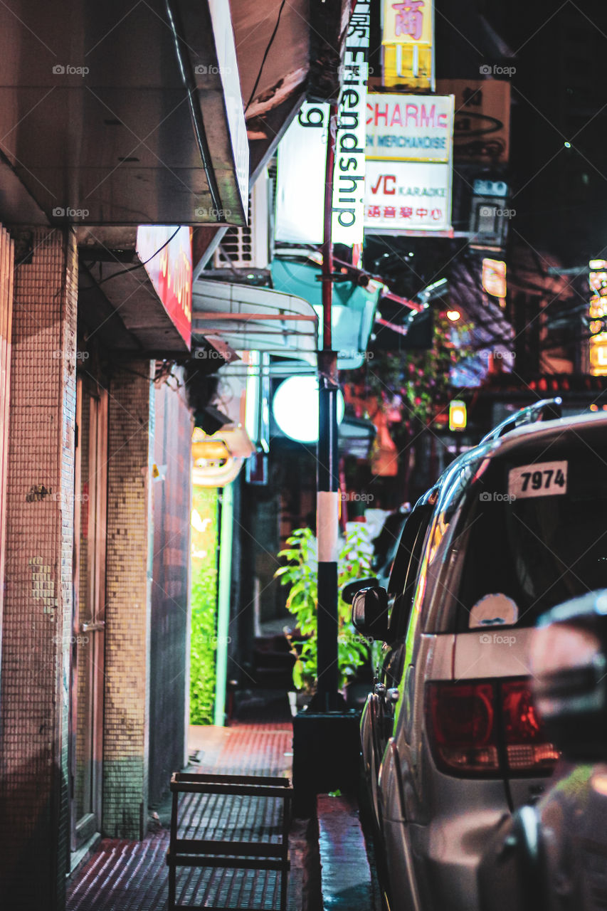 streetwalk at night