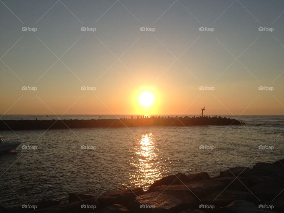 Sunrise at the inlet