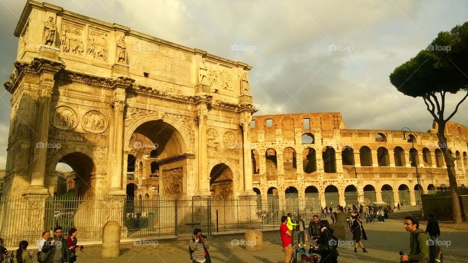 Arco, triumph, Rome, coliseum, Trajan, Emperor, Constantine,
