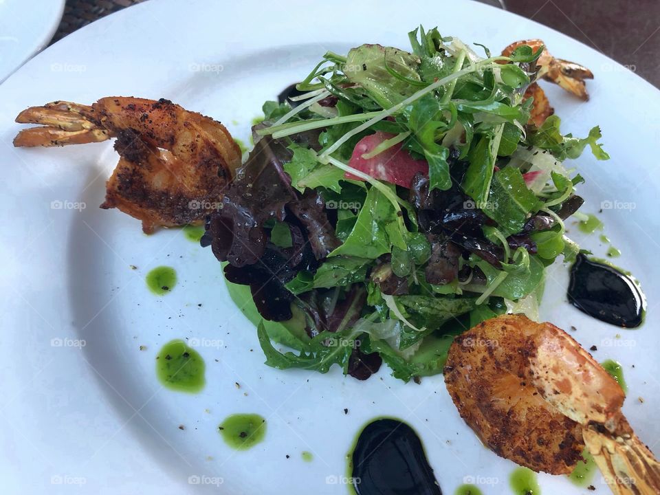 Prawns With Fennel Salad