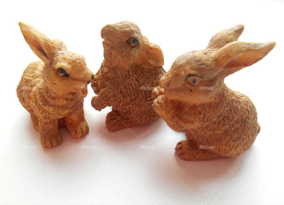 decorative rabbits souvenirs symbol New Year