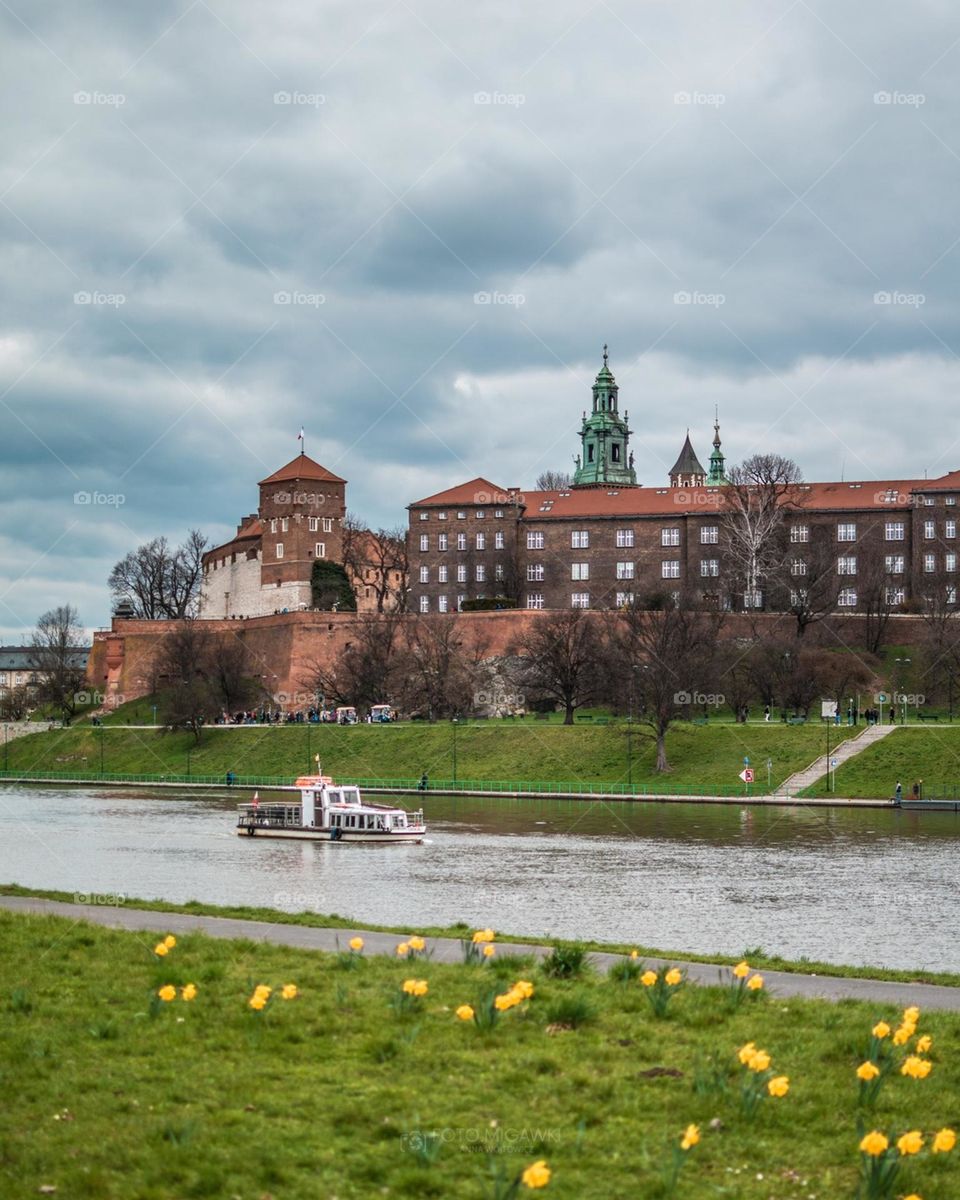 Wawel castle in Cracow,