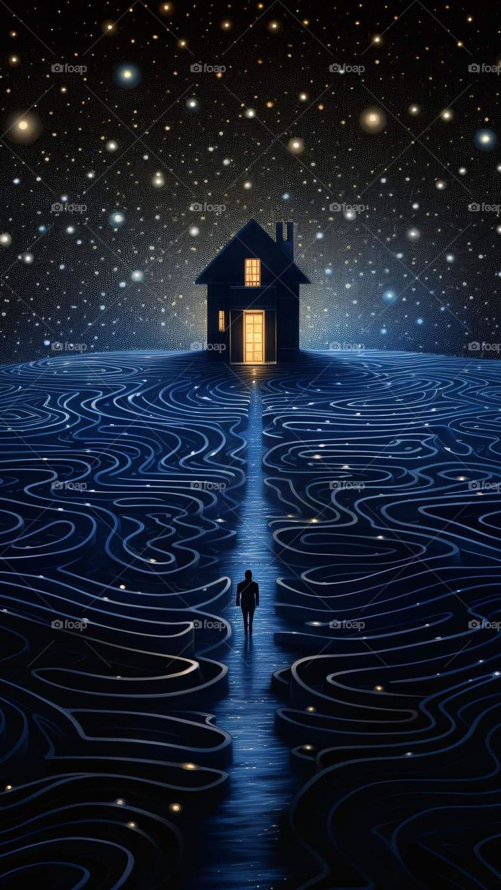 Straight up to arrive