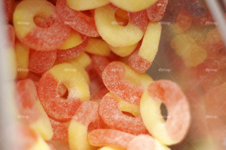 Yum! peachy fruit rings!!