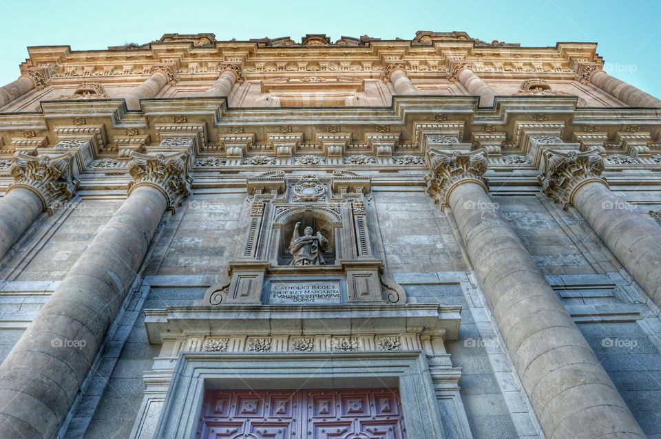 Pontifical University. Façade of the Pontifical University, Salamanca