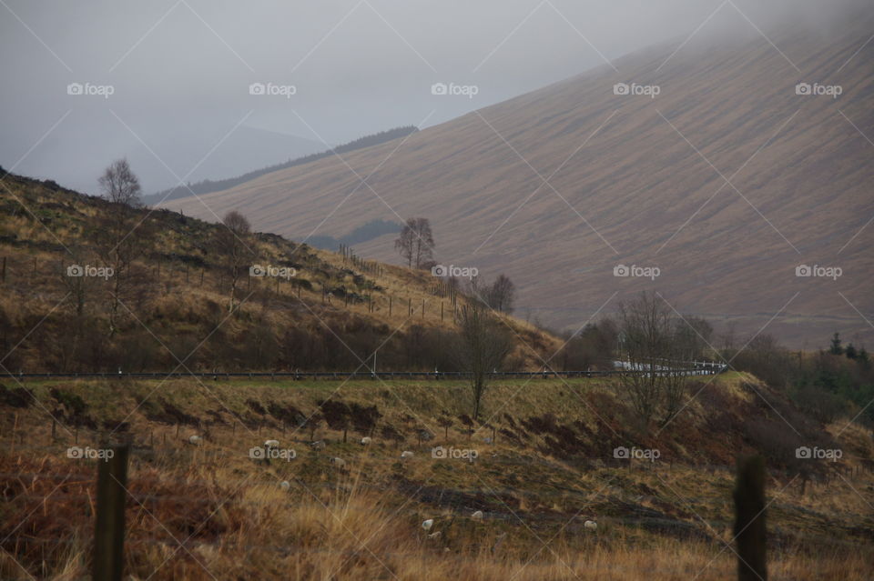 Mountain Ranges at Glencoe