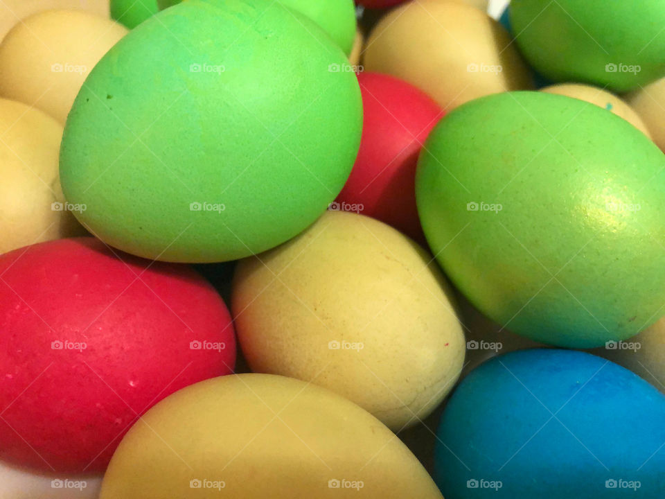 painted easter eggs