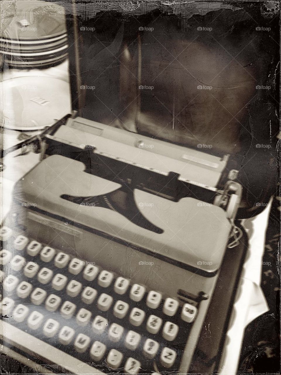Vintage flea market typewriter 