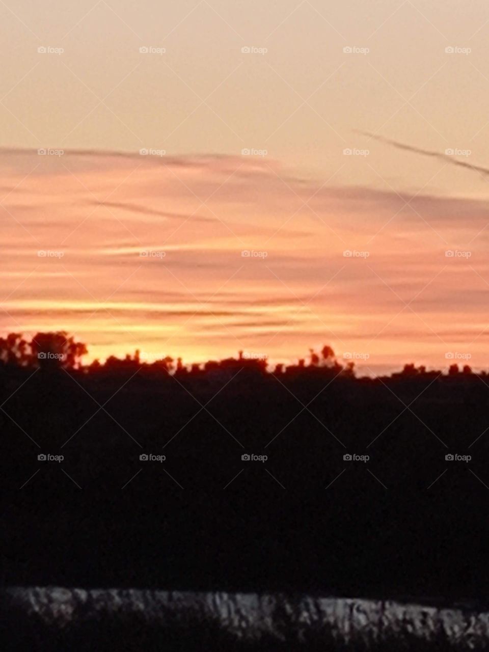 beautiful evening clouds