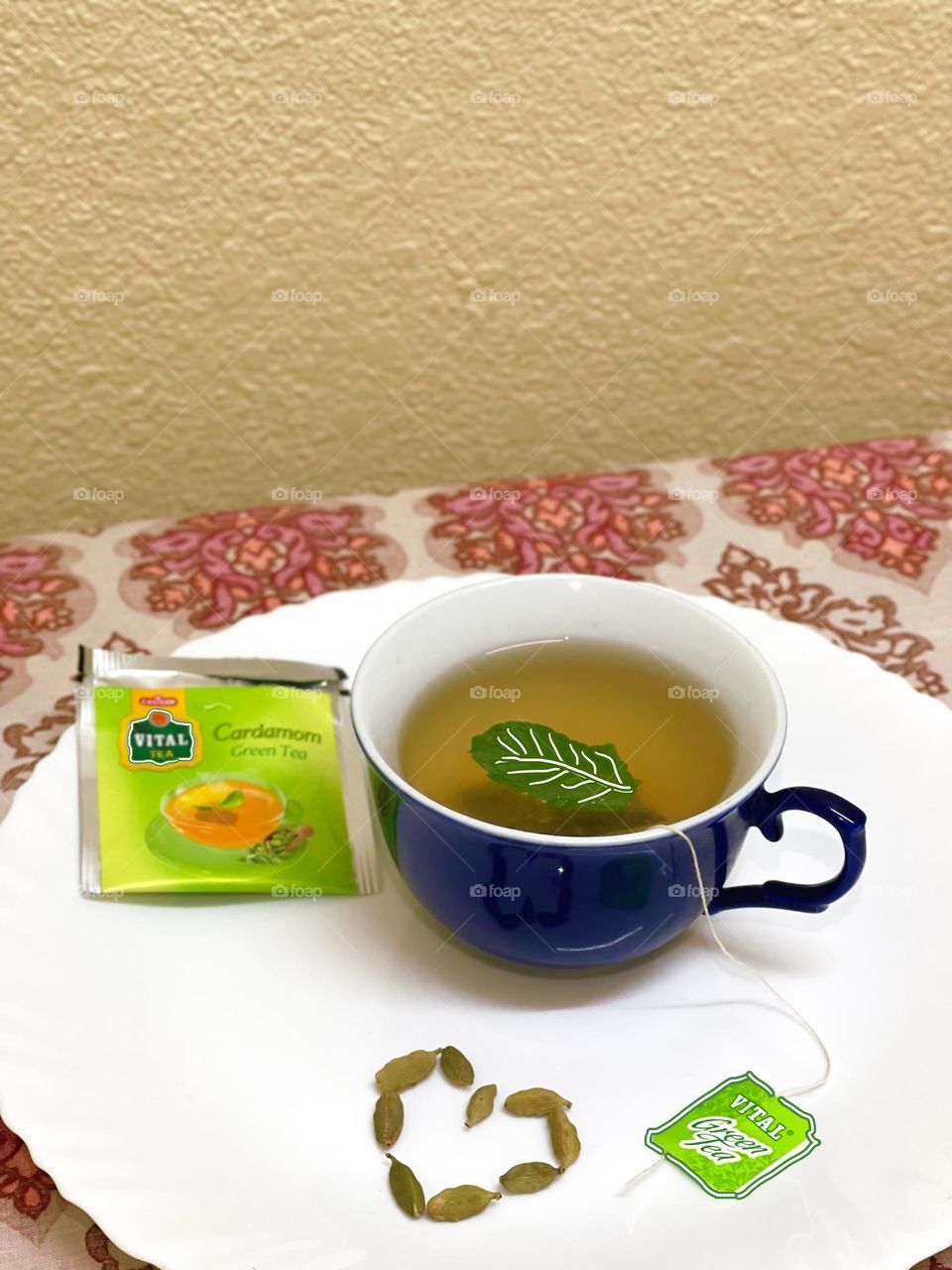 Feel light and Active with Green tea, one of my Favorite flavor’s is Cardamom.