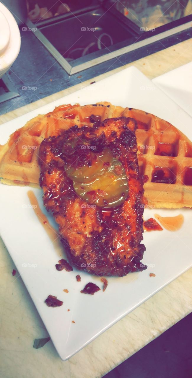 Chicken and Waffles 