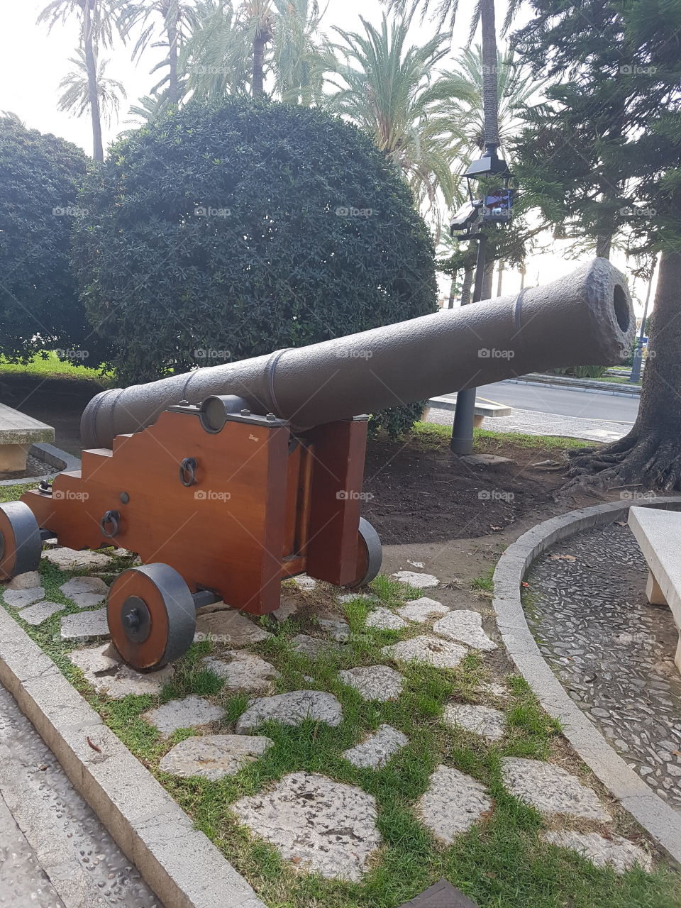 Mittelalterliche Kanone Palma de Mallorca