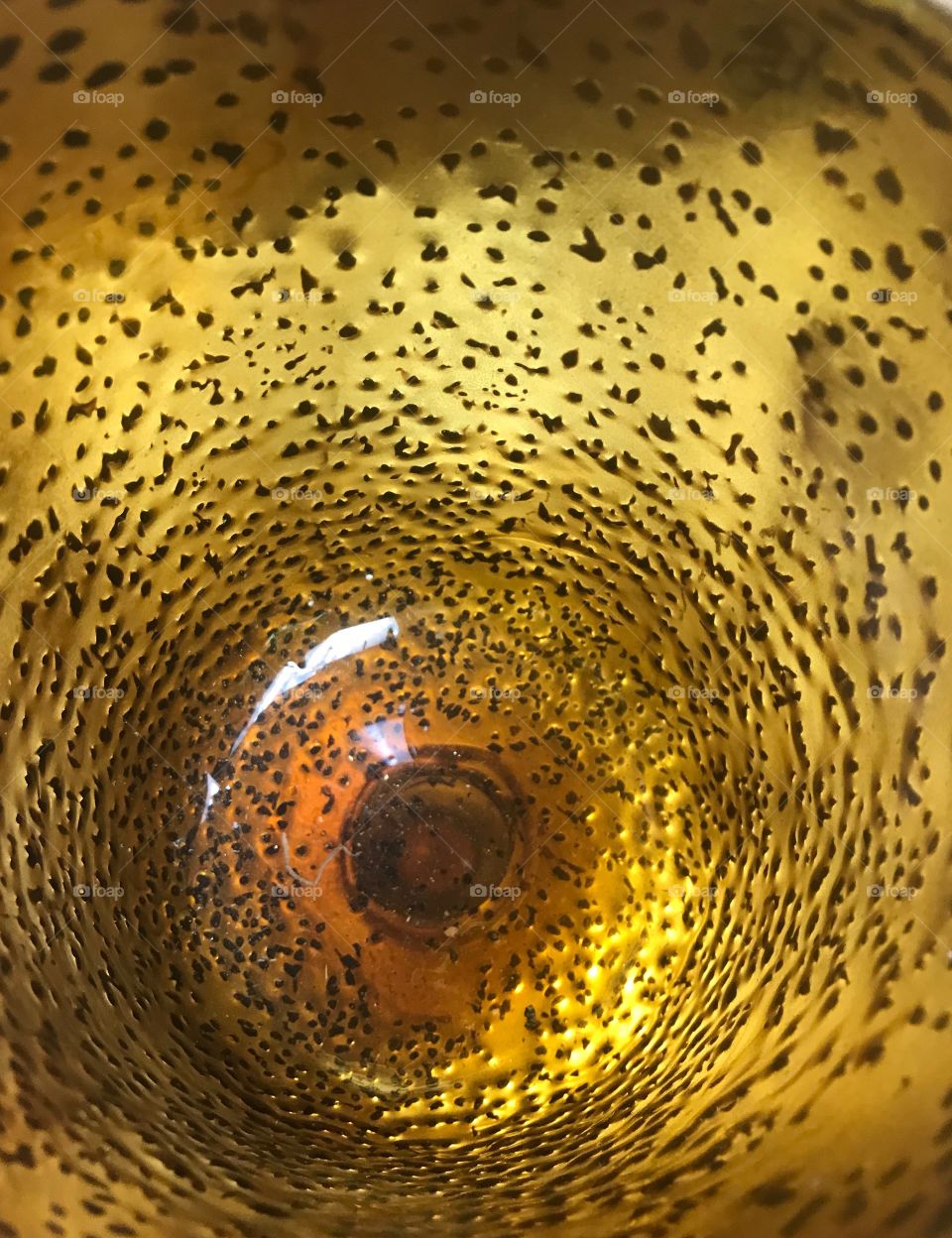Gold Eye in Vase