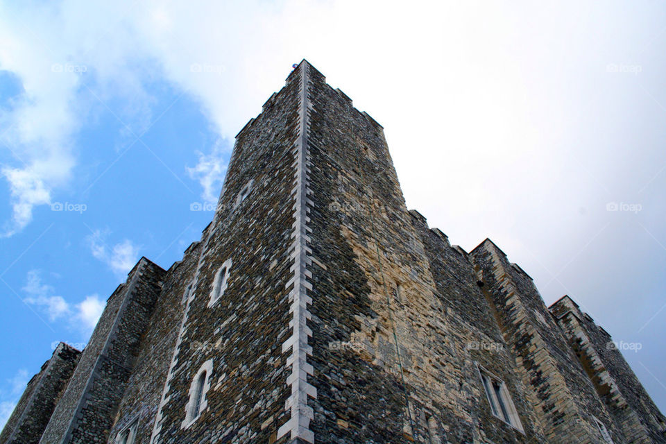 sky wall clouds castle by dannytwotaps