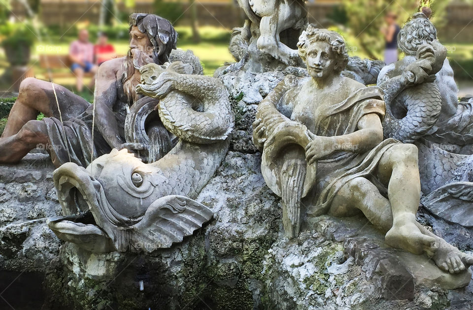 Sculpted Fountain