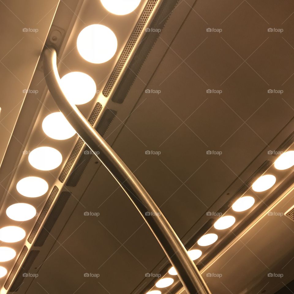 Inside, Subway System, Modern, Light, Reflection
