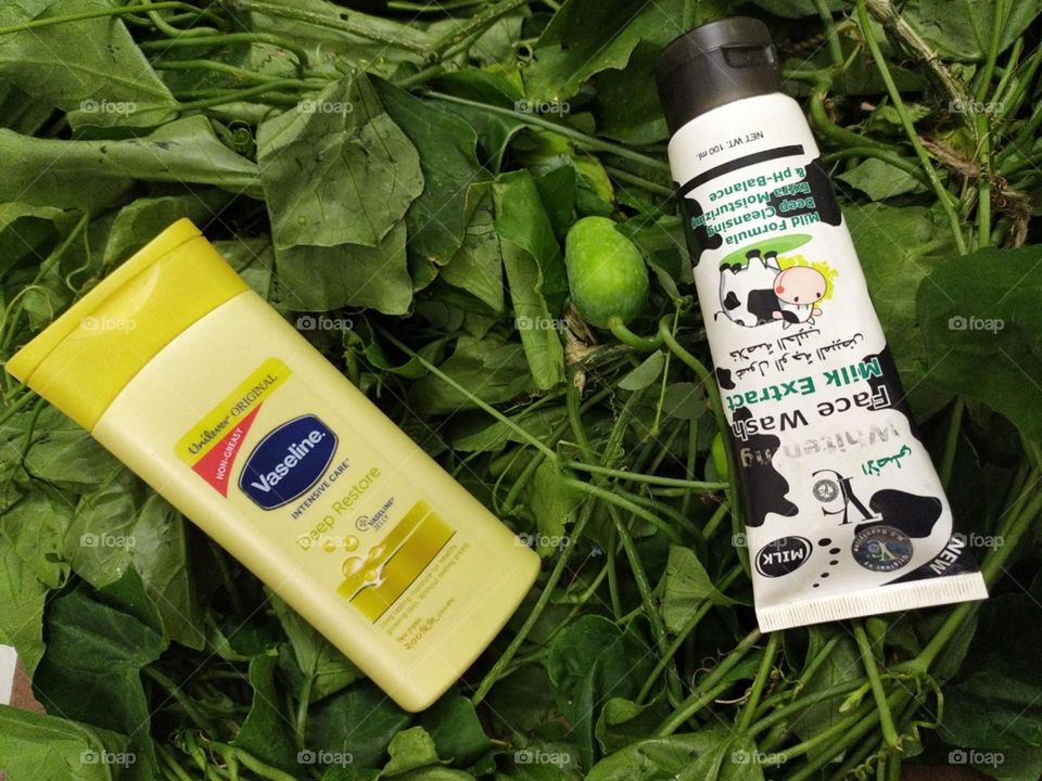 Body lotion and Face wash