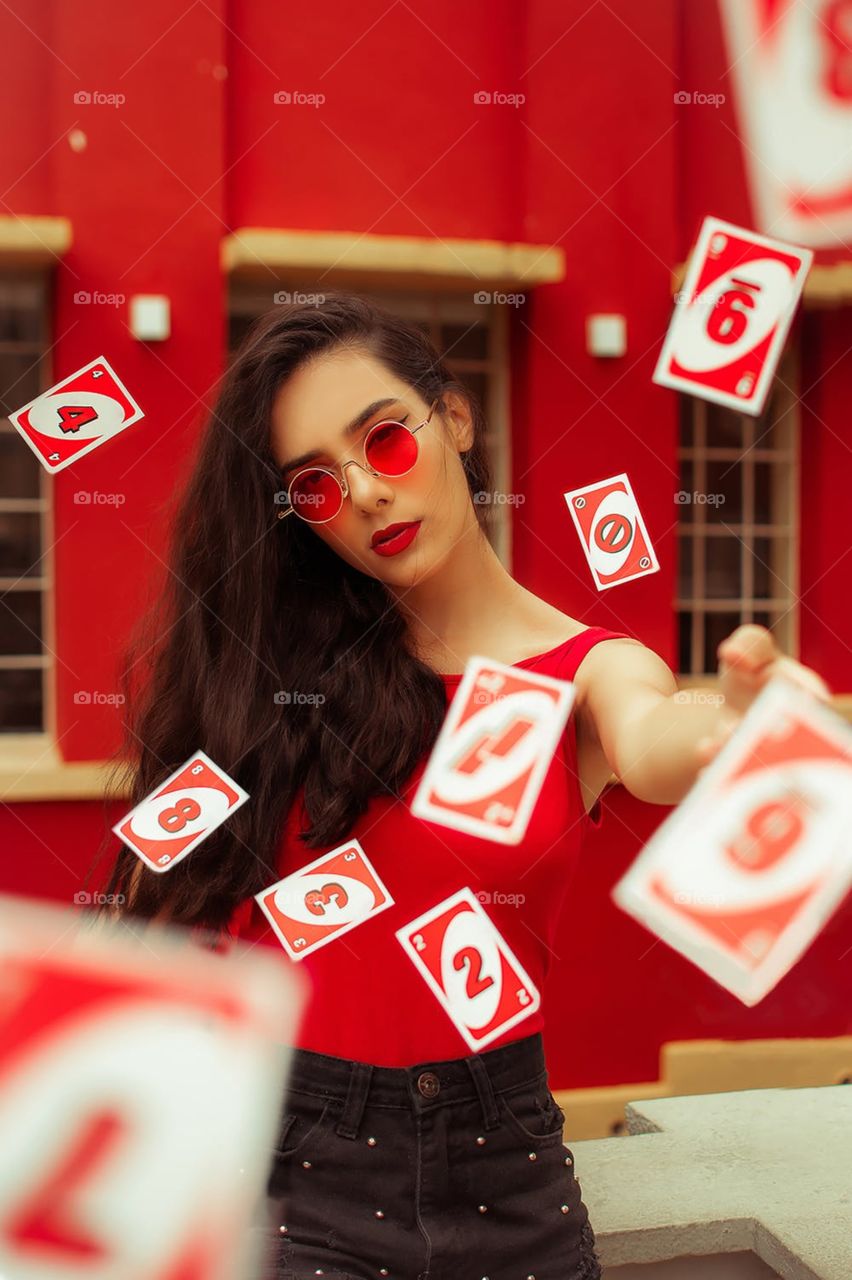 I would like describe this photo beautiful modern girl dress