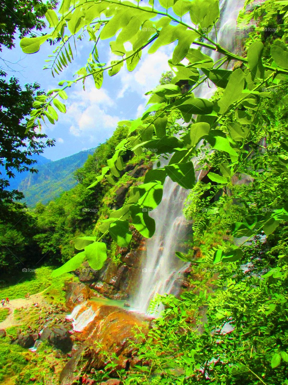 Valchiavenna waterfalls Italy