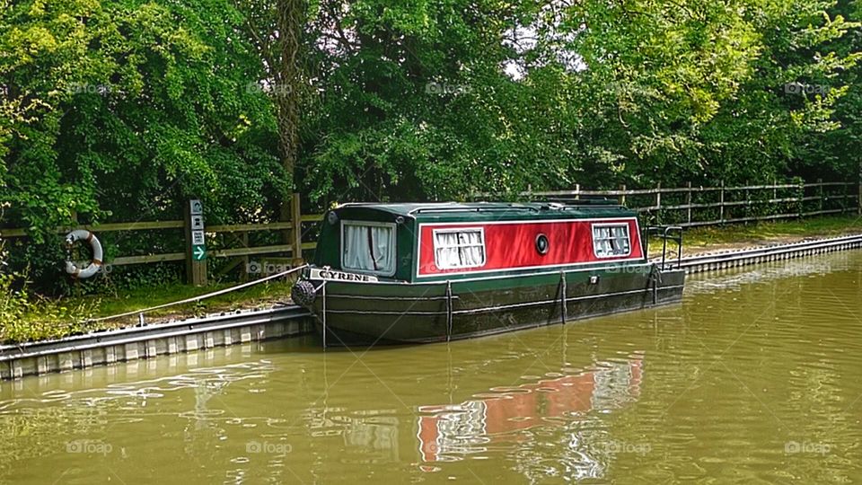 Canal. English canal on a summers day