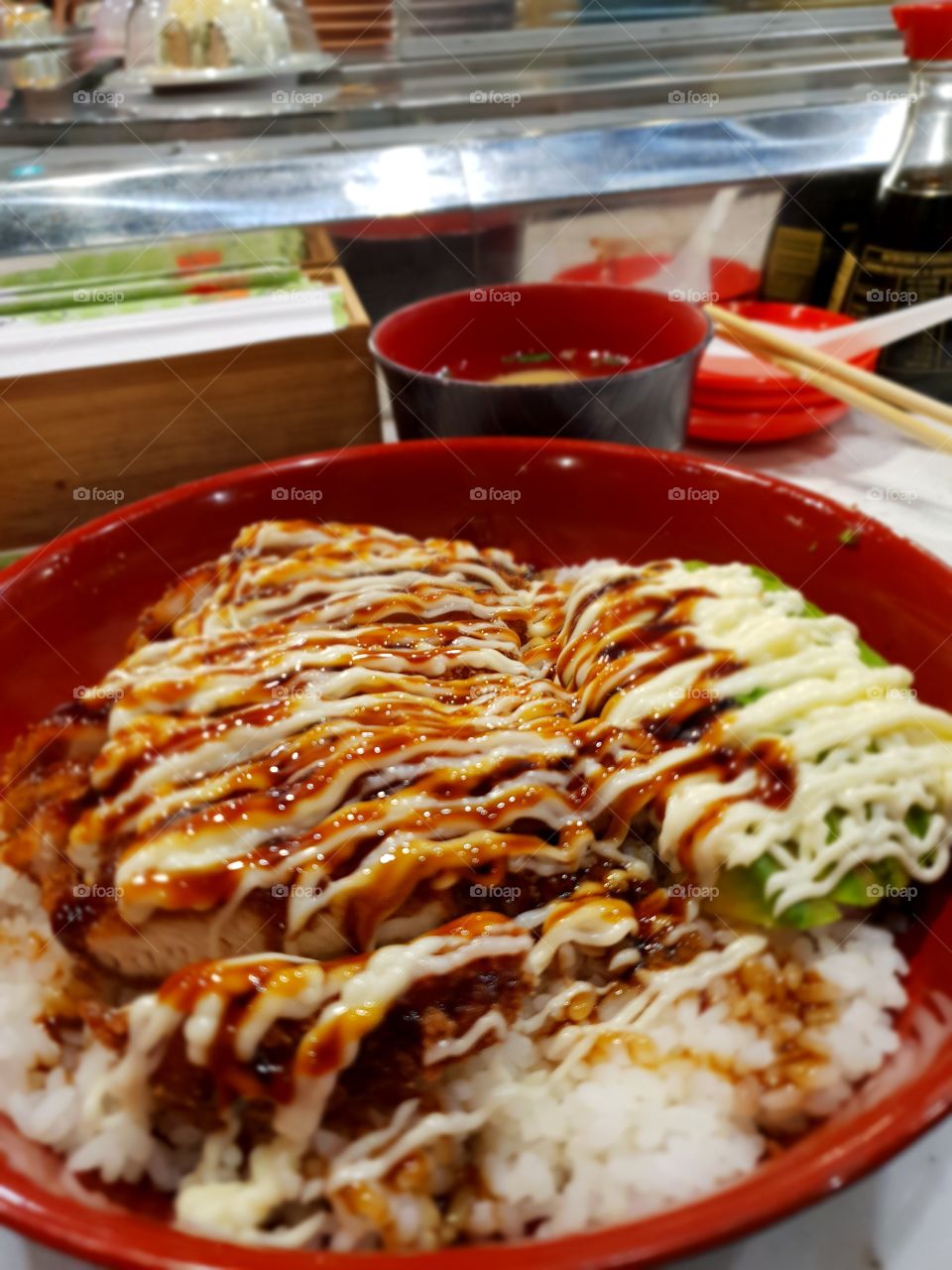 Sushi Chicken Avocado Bowl