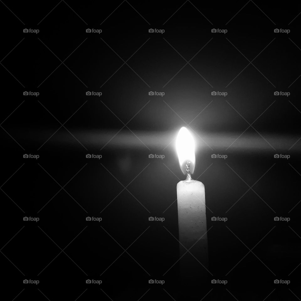black and white photography with candle lit 🕯