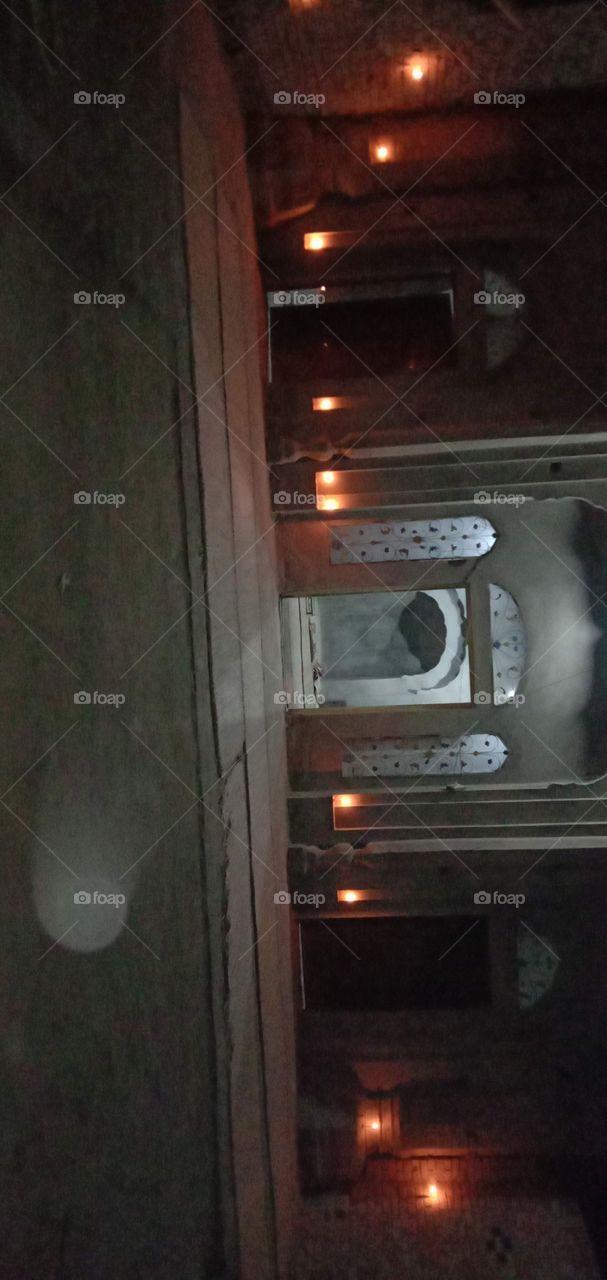 Muslim Mosque in shab e baraat