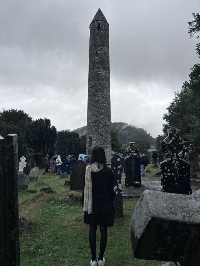 On our way to Glendalough Lake 