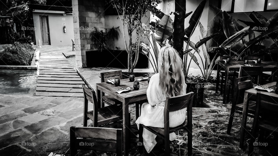 Breakfast at the Alea Tulum, so relaxing.