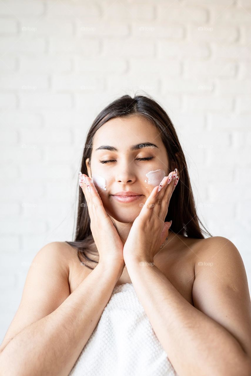 woman at spa salon