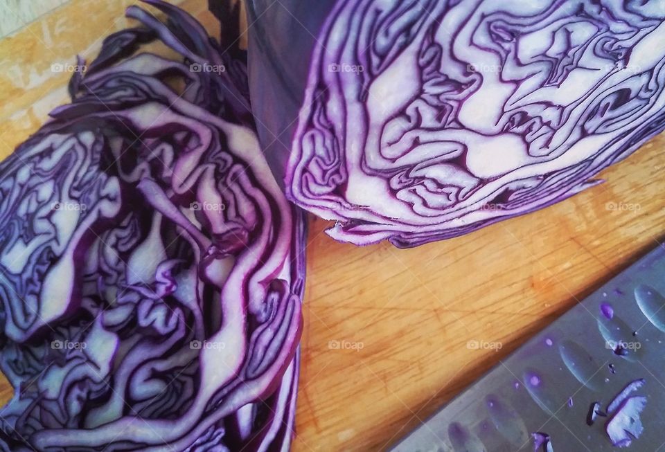 Chopped cabbage