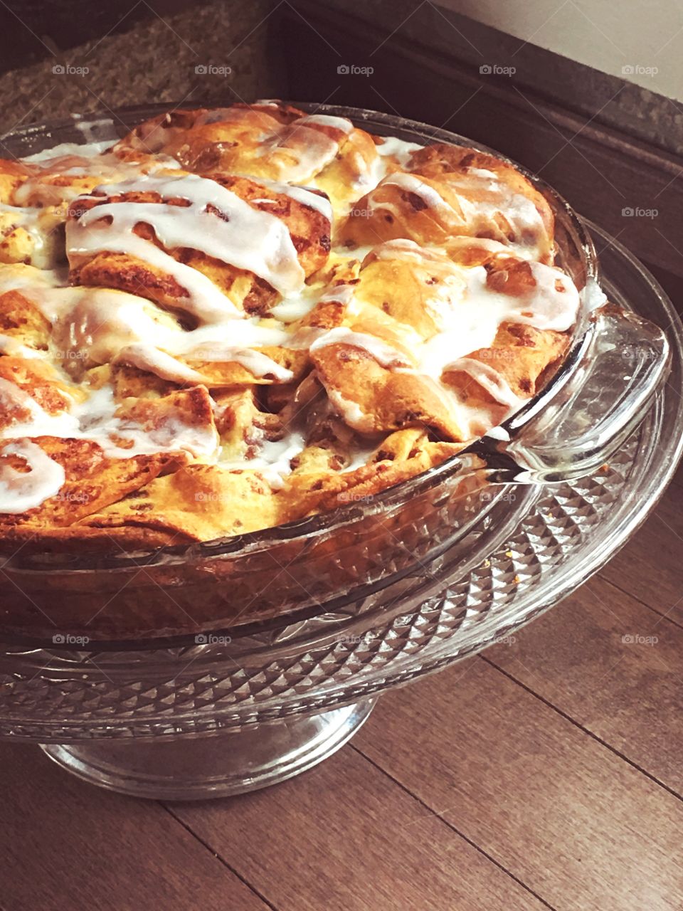 Cinnamon bun apple pie 