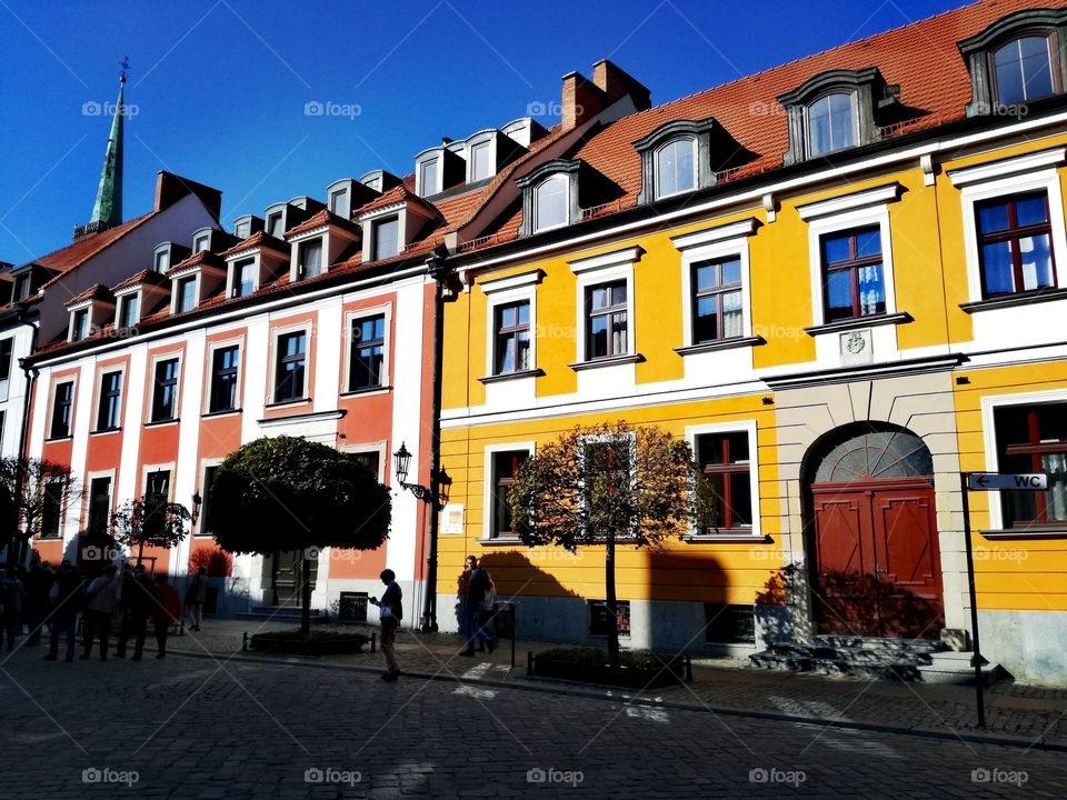 Old town in Wrocław.