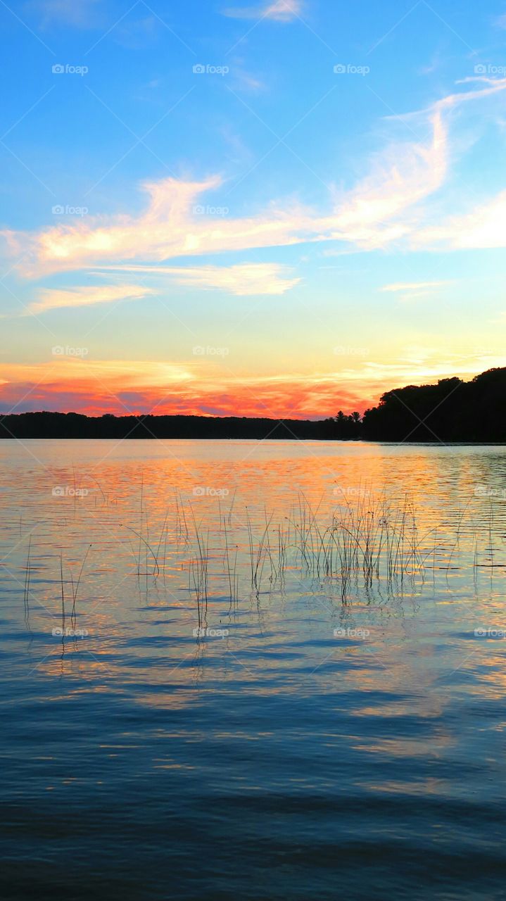 Sunsets as I paddle back
