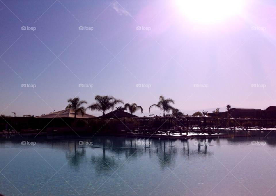 sun relaxation swim palm trees by SmileItsJo