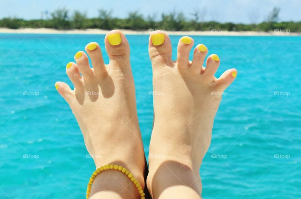 Feet overlooking the ocean for the your point of view competition