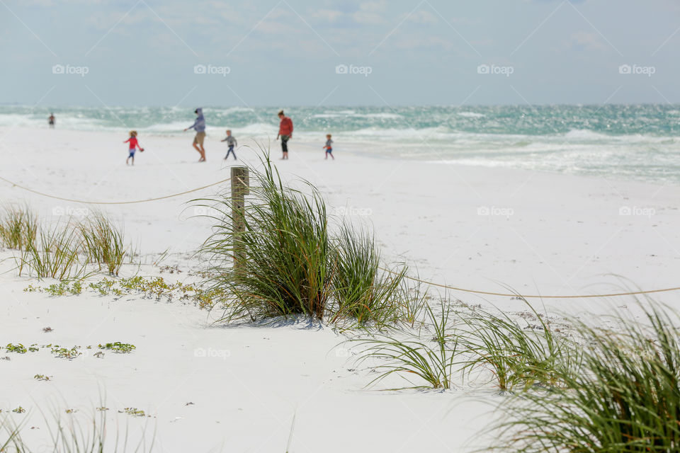 Windy day at the beach