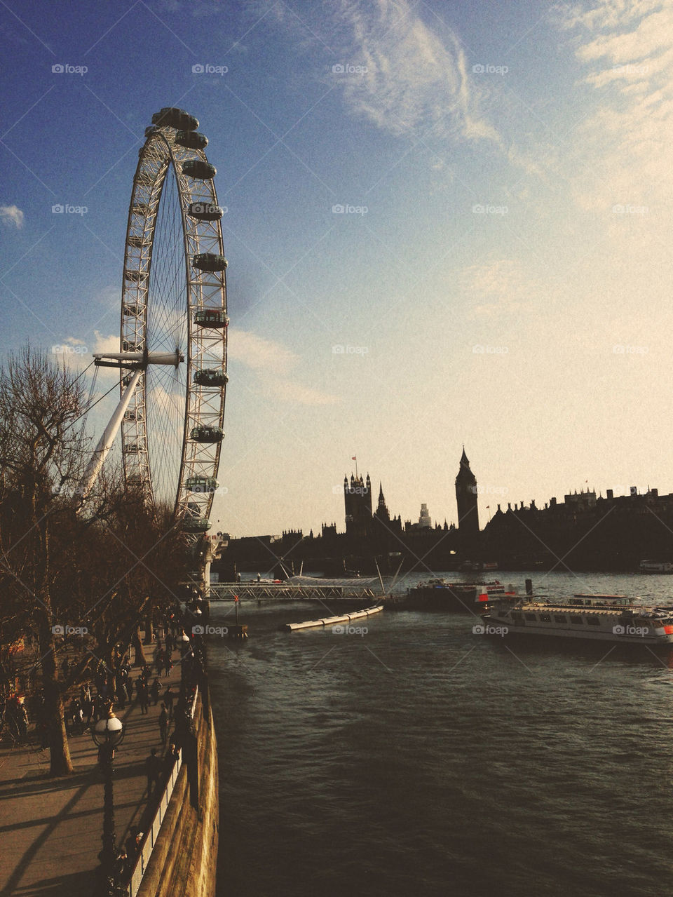 London eye and Westminster