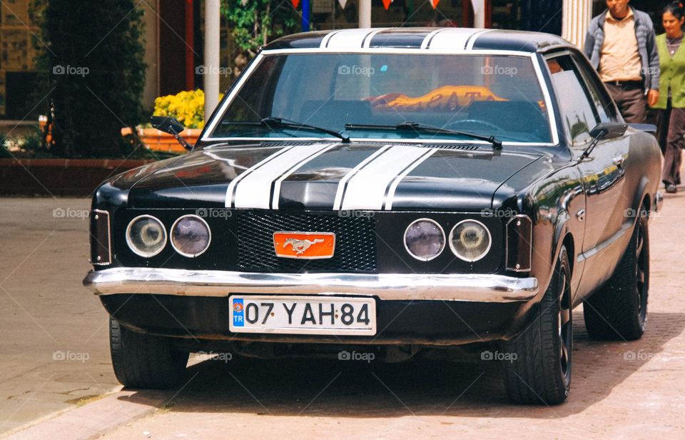 Black Jaguar car