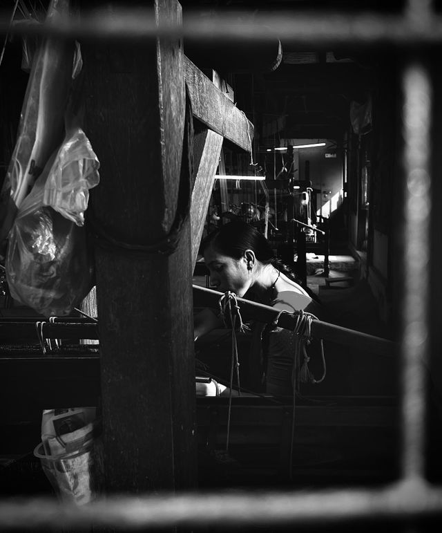 Handloom worker