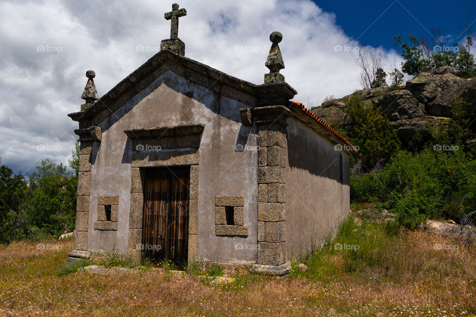 Medieval church near Monsanto, Portugal.