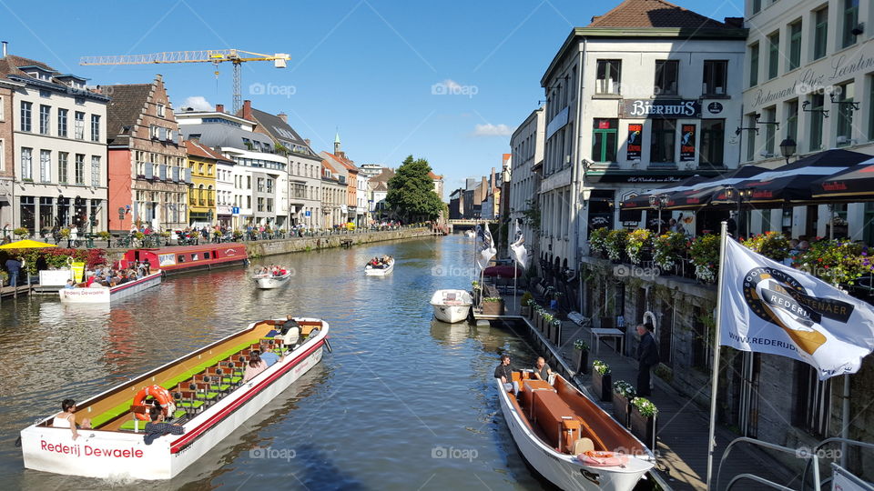 Belgium travel. Visit Gent a medieval city
